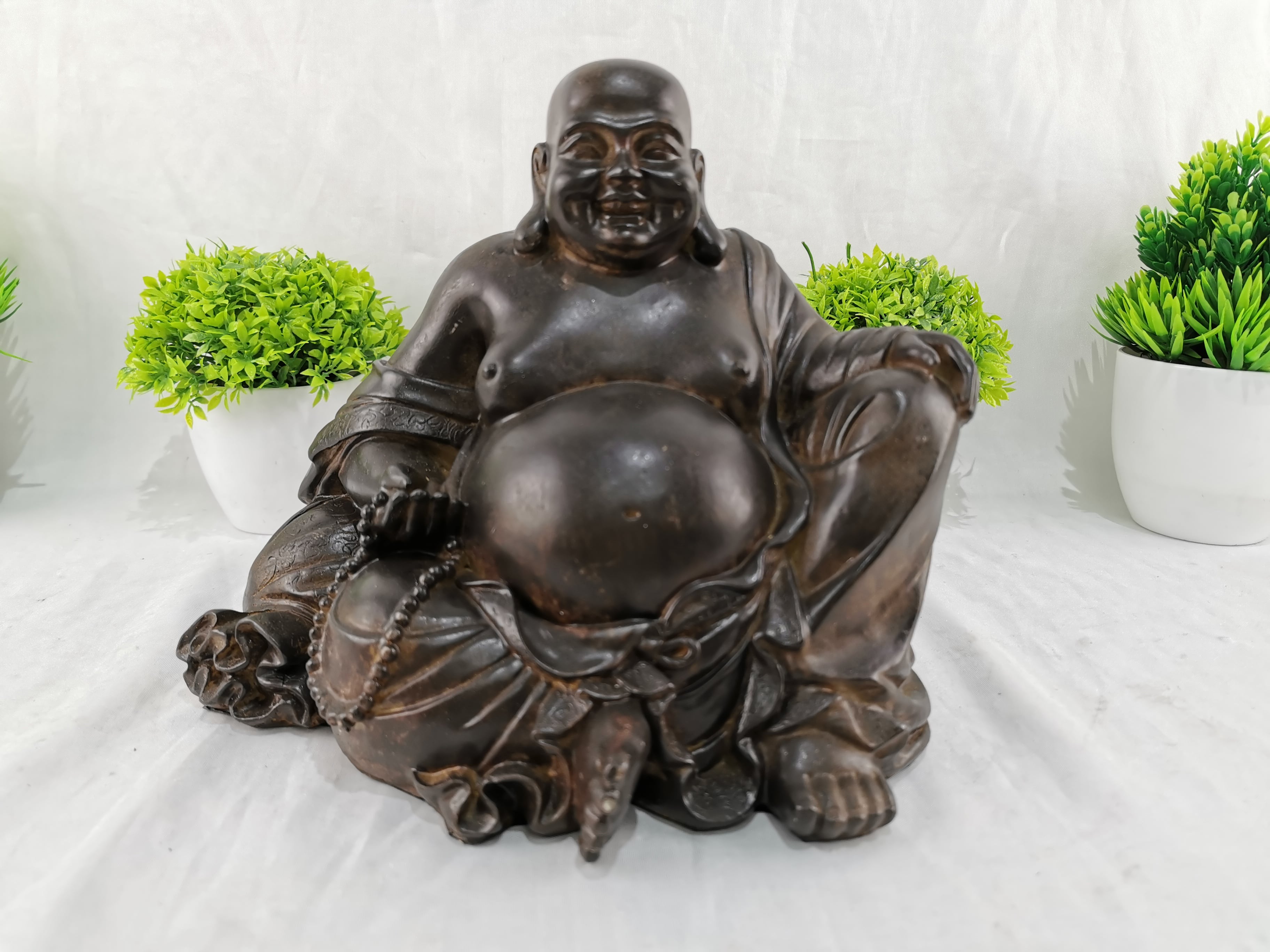Lucky Big Belly Buddha Figurine Sculpture - Home Decor, Collection
