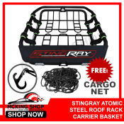 Atomic Stingray Steel Roof Rack with Cargo Net, 38x38