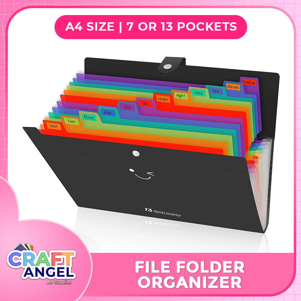 5 Pocket Expanding File Folder Accordian Expanding File Folder With ...