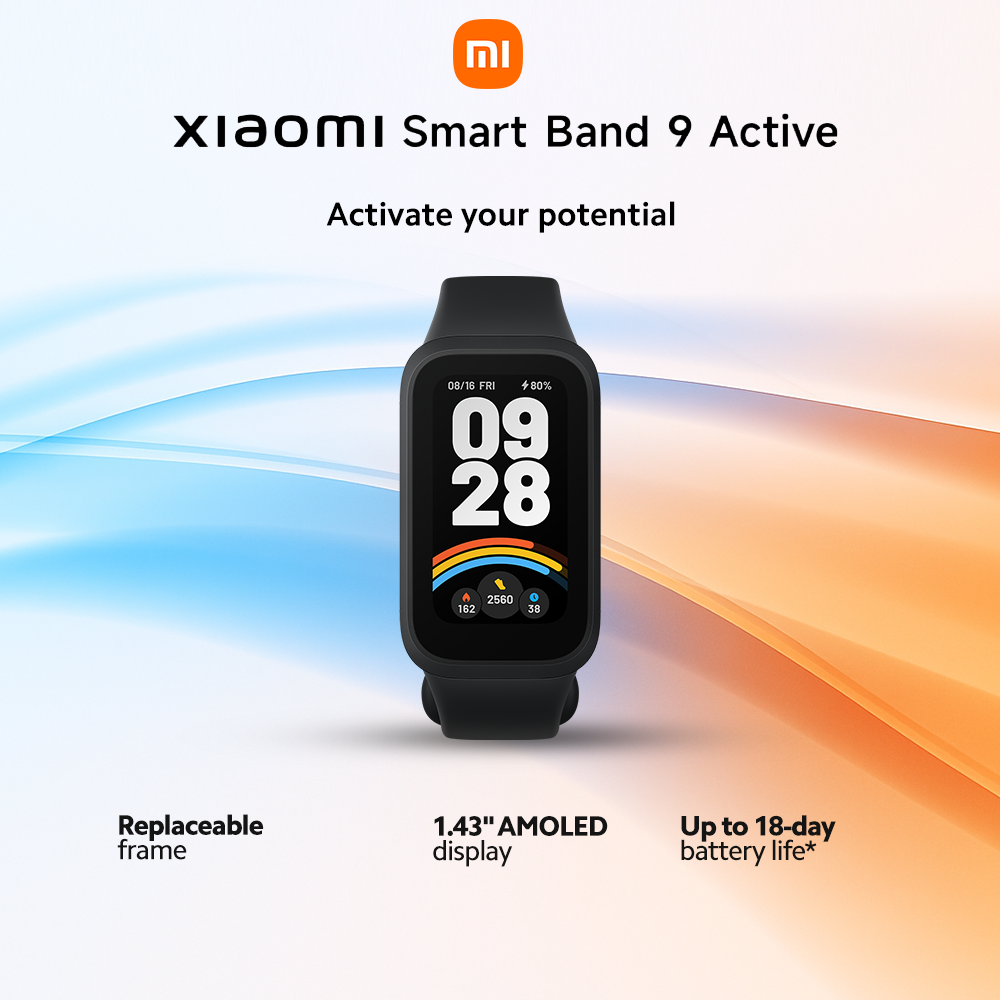 Xiaomi Smart Band 9 Active 1.47 TFT Display 5ATM Water Resistance
