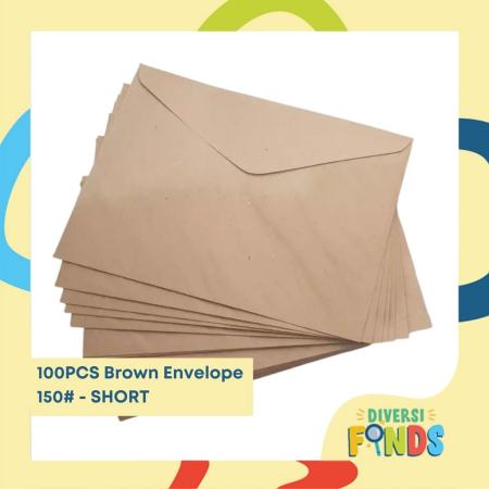 Wholesale! 100PCS Document Brown Envelope Advance 150# Thick Short / Long