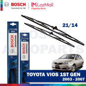 BOSCH WIPER Blade Set for TOYOTA VIOS 2003-2007 Advantage