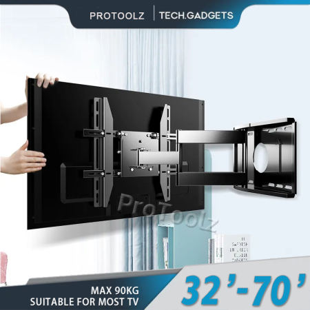 Extendable Tilt Swivel TV Wall Mount Bracket CPS TECH