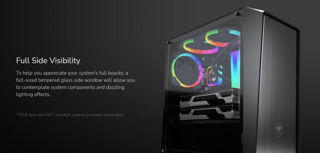 G Rgb Mini Tower Case Cougar Mg120 Price Mg130 Cougar COUGAR MG130