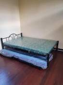 Single Bed With Pull Out Bed And 2 Pcs Regular Foam / Cod Only !!!!