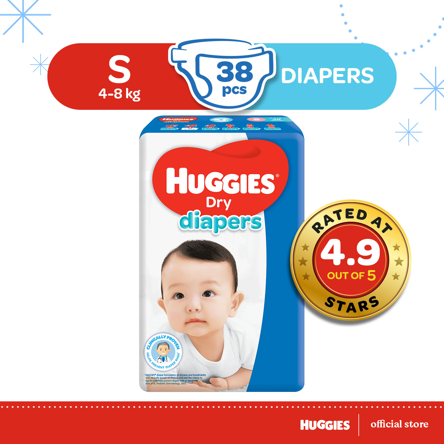 Huggies diapers best sale small offers