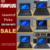 Assorted Laptop 2GB Ram | Celeron N3060 | Built IN Camera | 16GB Storage | Win 10 Preloved