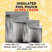 Insulated Foil Pouch 10 Pcs/Pack