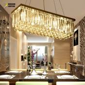SUNSHINE European Style Crystal Chandelier - Titanium Gold Finish