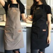 Waterproof Canvas Apron for Coffee Shop, Barber, and Kitchen