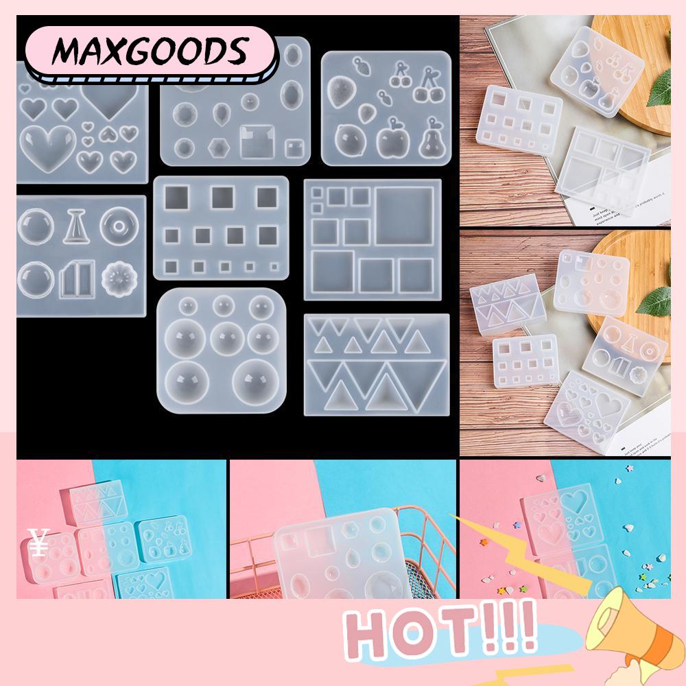 MAXG Watch Shaped DIY Home Decoration Handmade Craft Crystal Glue Clock  Resin Mould Casting Mold Silicone Mold