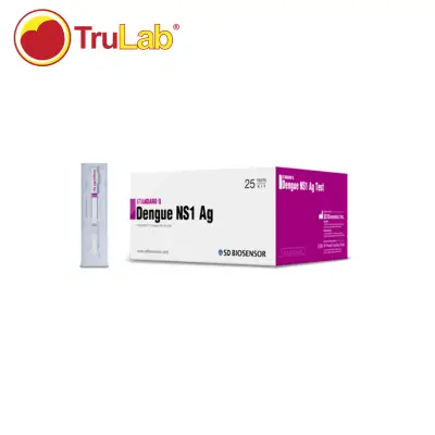Trulab Sd Biosensor Dengue NS1 Standard Test Kit 25 Tests Per Box Laboratory