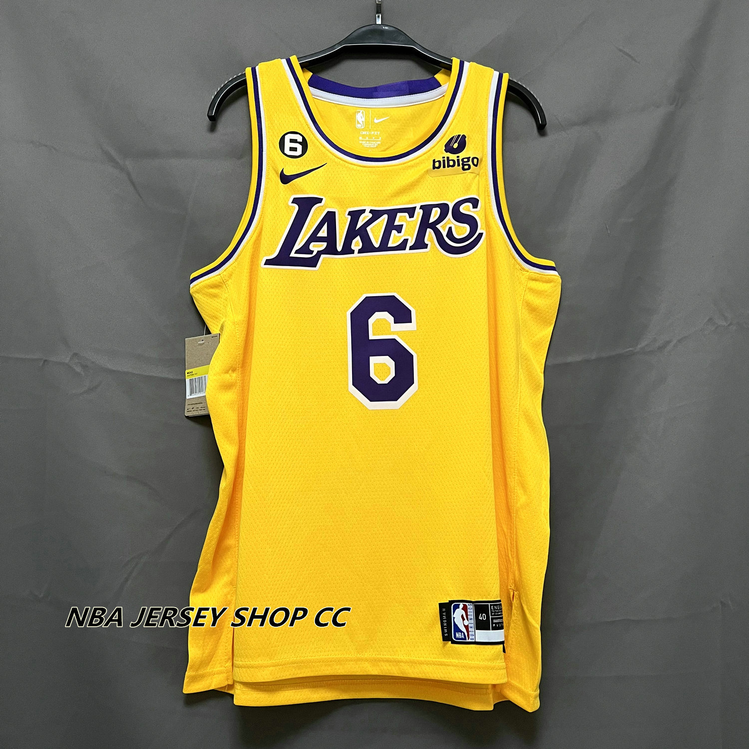 LeBron James Lakers 23 Yellow Icon Edition Jersey in 2023