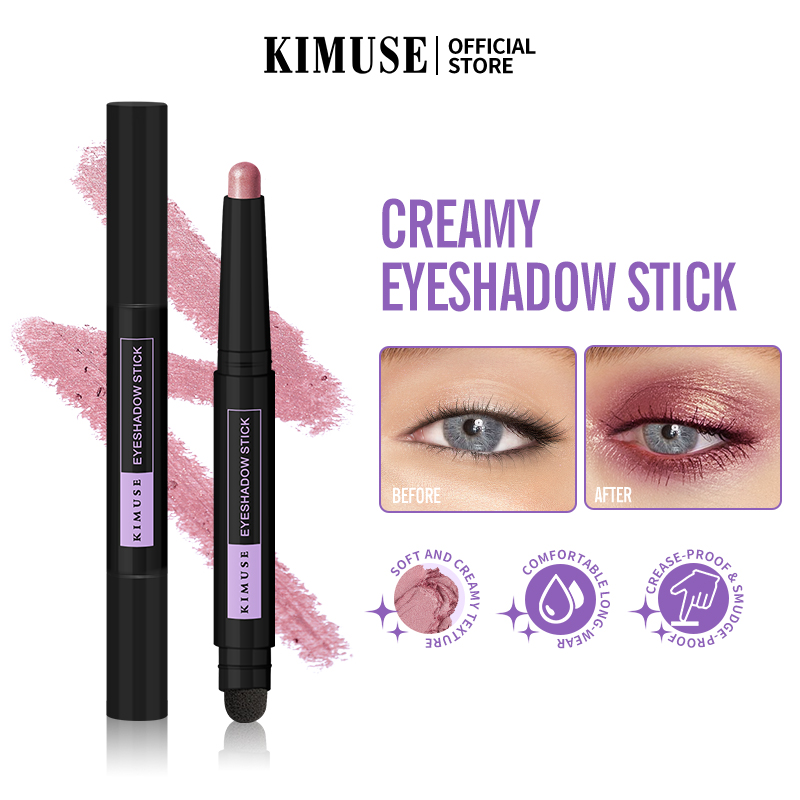 Discount on Kimuse  shoes - SKU: Kimuse 12 Colors Matte Shimmer Dual-Head Eyeshadow Stick Long Wearing