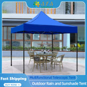 Foldable Retractable Waterproof Tent with Adjustable Height - 