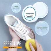 White Shoe Cleaning Cream - Effective Dirt Removal, Multipurpose