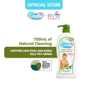 Cradle Natural Baby Bottle Wash - 100% Non-Toxic & Safe