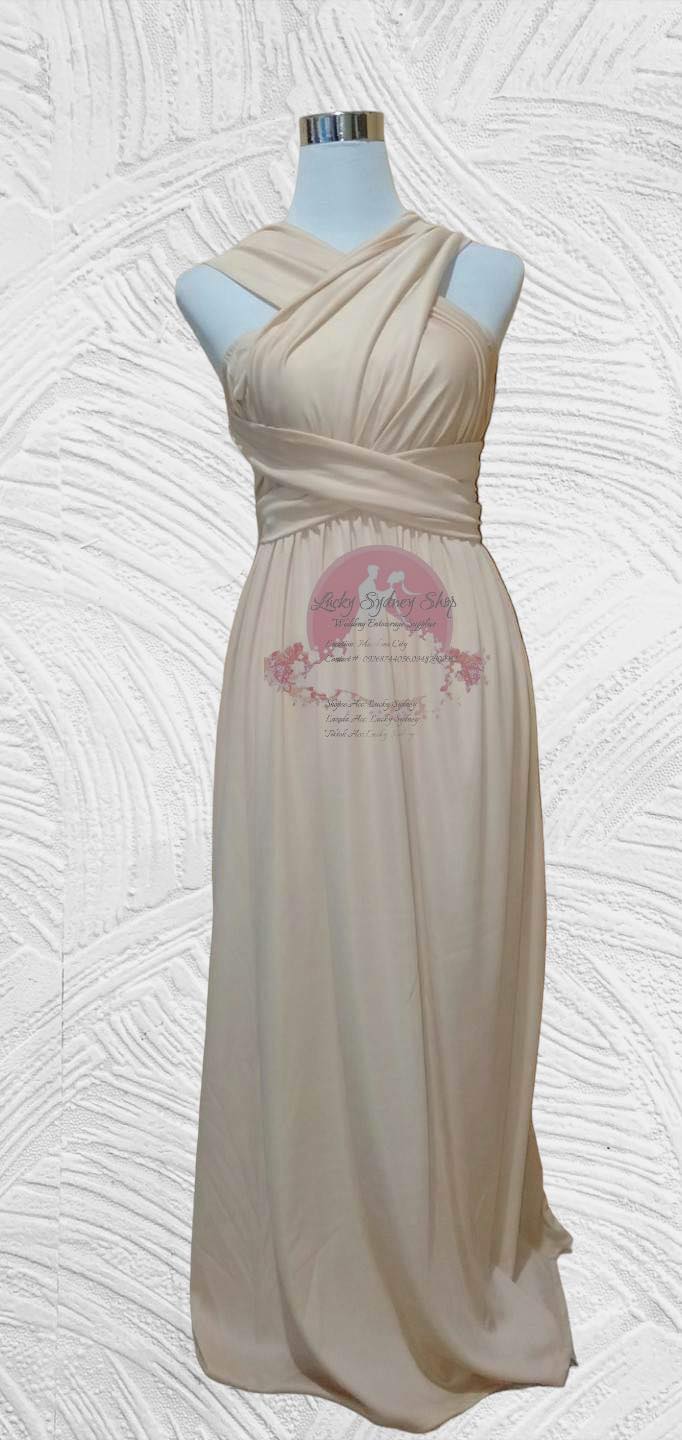 AVOCADO GREEN Infinity Dress Premium Quality with Attached Tube Floorlength  Nylon Spandex Infinity Dress Plus Size Casual Floorlength Dress Suitable  For All Occasions Dress - Lazada | Lazada PH