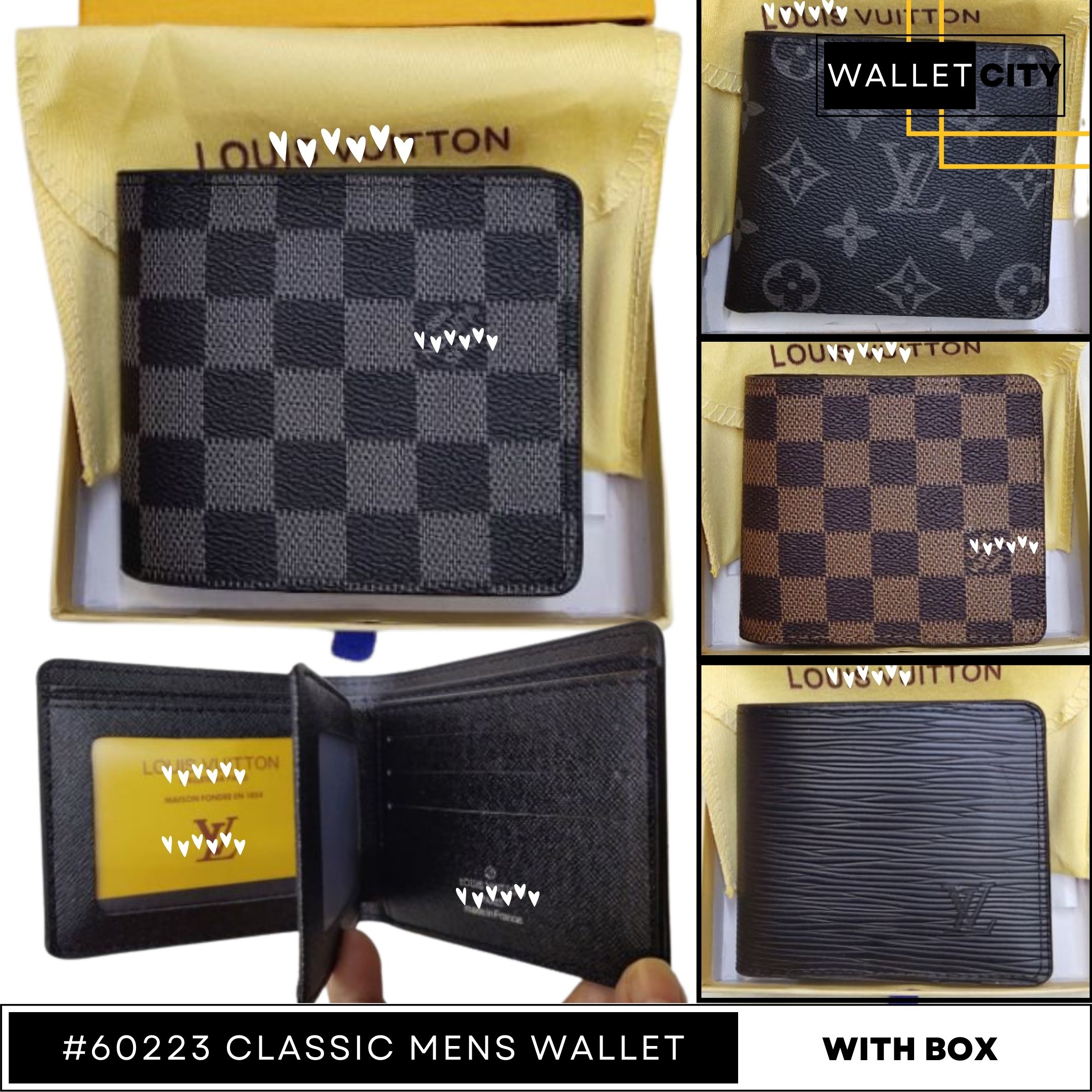 NO. 60223  Lv wallet, Wallet, Trifold