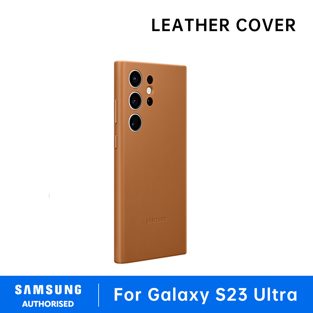 Original Samsung Galaxy S23 Ultra Leather Cover High Quality Soft Leather Case For Samsung Galaxy S23 Ultra Protector Shell & Box - Image 2
