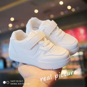SENMA White Kids Sneakers - Breathable Rubber School Shoes
