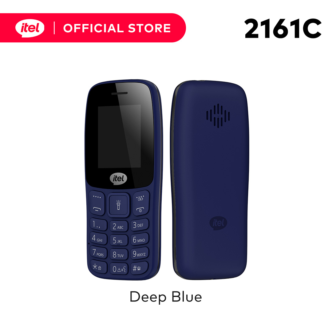 itel 2161C Basic Phone Original (Keypad) / Dual Sim / 1000mAh Battery / Bluetooth / Type-C - Image 2