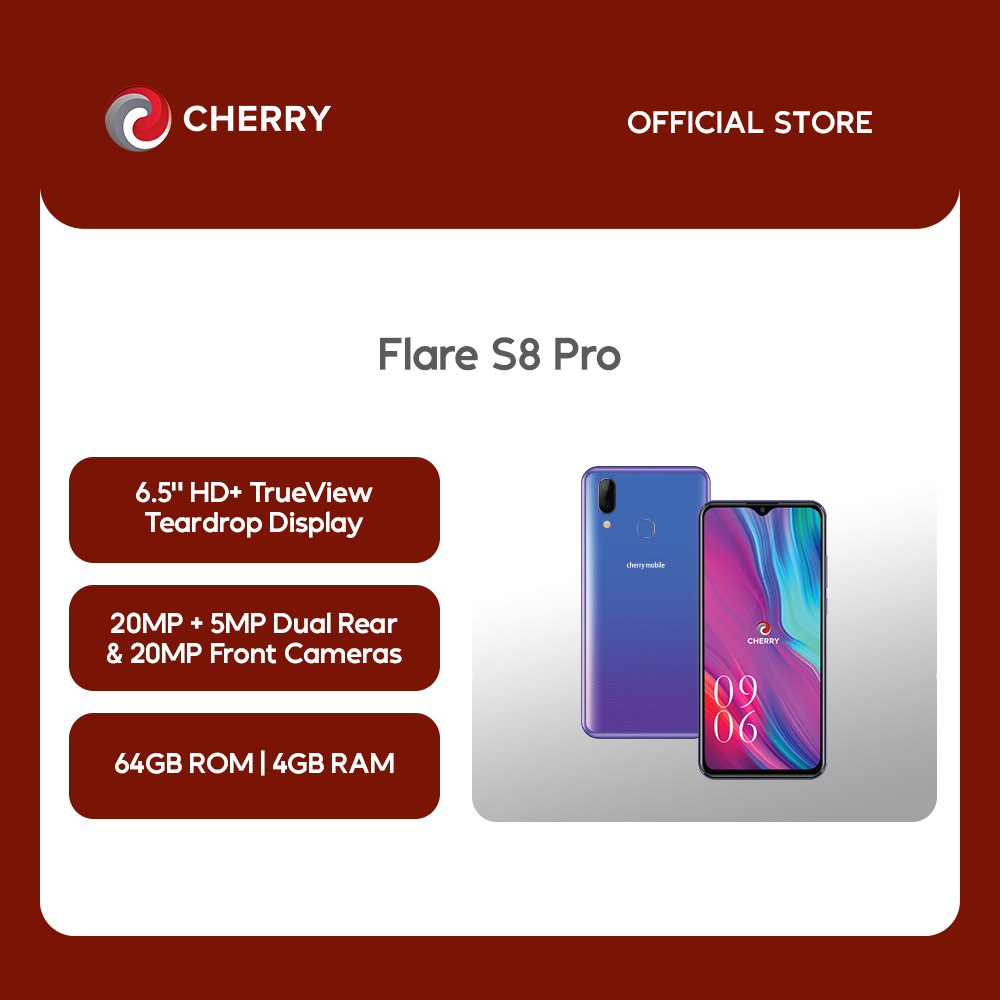 CHERRY Flare S8 Pro Smart phone with Screen Protector