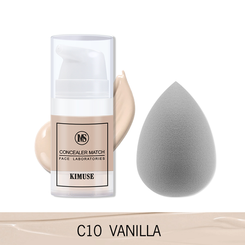 Discount on KIMUSE  shoes - SKU: KIMUSE Full Coverage Concealer Corrector Waterpoof Long Lasting + Beauty Blender
