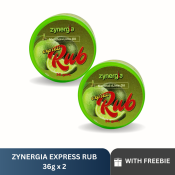 Zynergia Express Rub - Pain Relief and Aromatherapy Duo