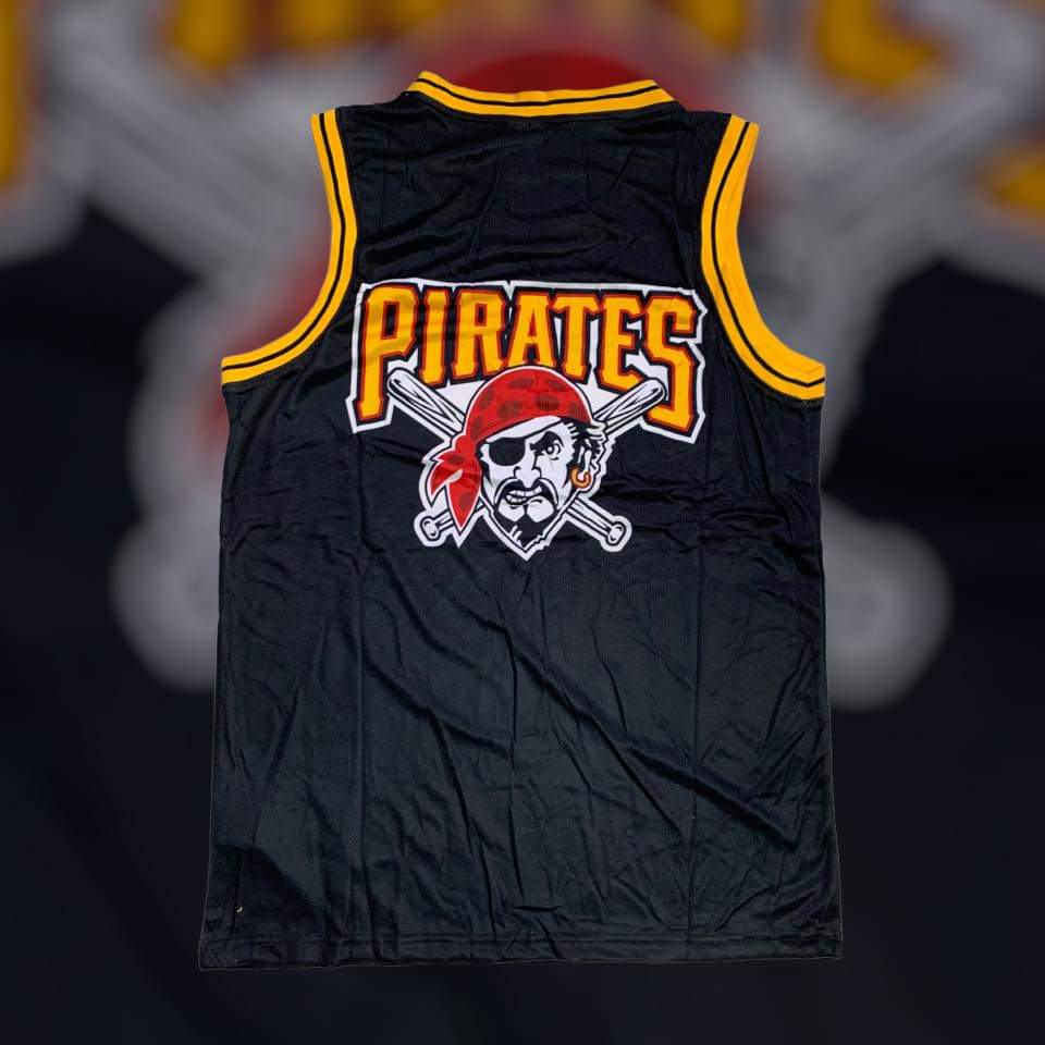 P Pirates Basketball Jersey Top for Mens