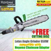 Lotus Angle Grinder with Chainsaw Adaptor Stand + FREE Disc