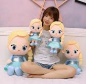 WE LOVE345 Frozen Elsa & Anna Plush Dolls - 30cm