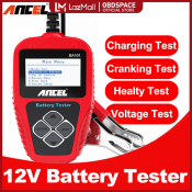 ANCEL Car Battery Tester - 12V Digital CCA Battery Checker