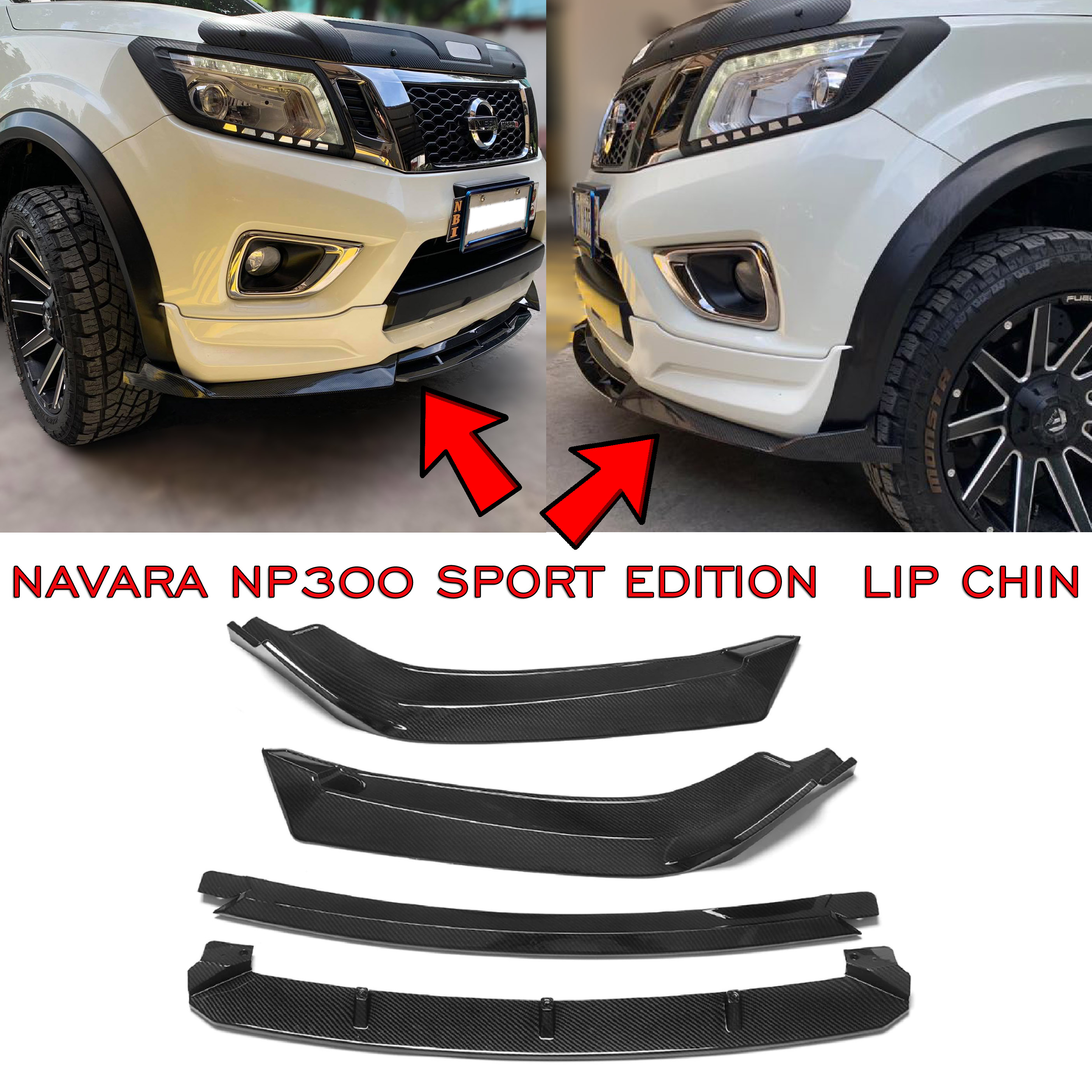 New Arrival Np300 Body Kits Upgrade 2016 To 2021 Front Bumper Frontier Grille Face Lift