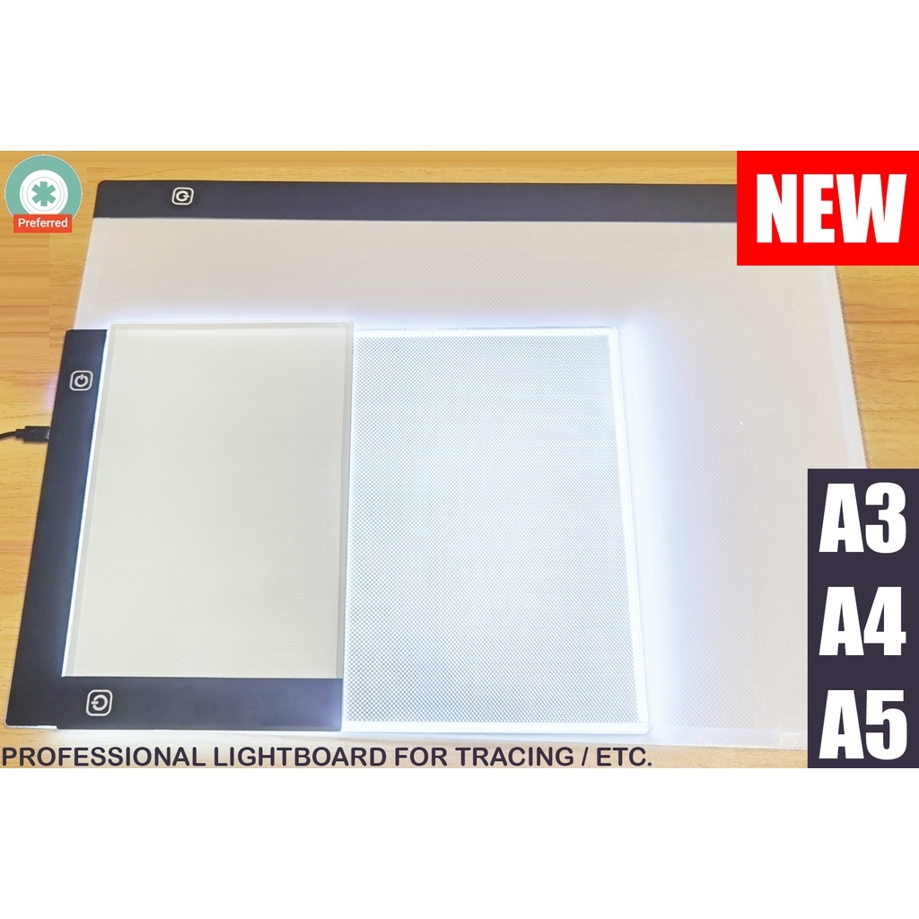 LED Light Pad A3 A4 A5 Light Drawing Table A4 LED Drawing Pad Engineering  Light board Writing
