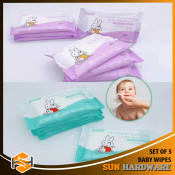 SUN Baby Wipes - Non Alcohol, 10pcs per pack