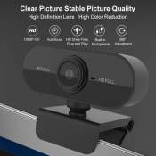 V-HD Webcam with Microphone for Live Video Calls