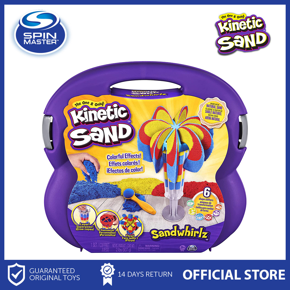 6063482  Kinetic Sand, Slice N` Surprise Set with 13.5oz of Black