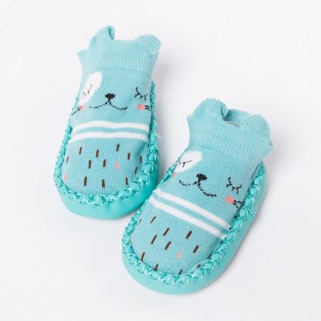 Hello mom Baby Cute Animals Shoes Made with Organic Cotton
