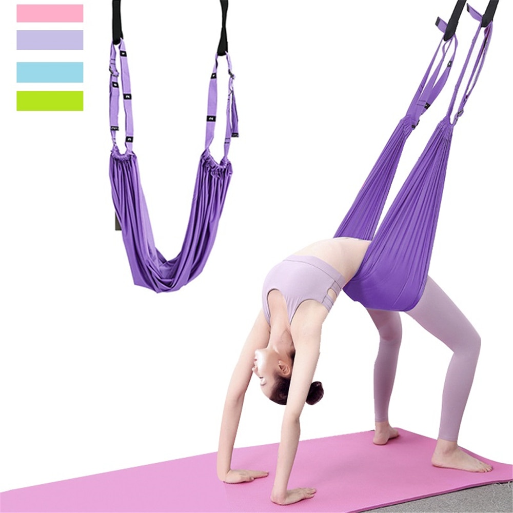 Aerial Yoga Rope Stretch The Leg Splits Practic Elastic Stretch