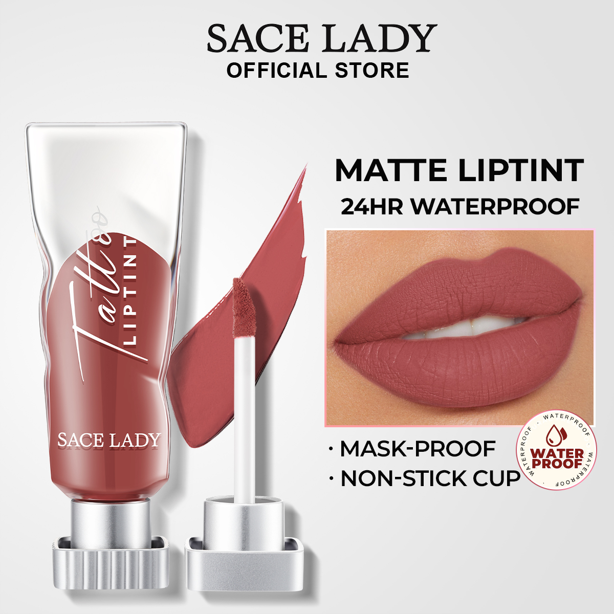 Discount on SACE LADY  shoes - SKU: SACE LADY Matte Liptint Liquid Lipstick Waterproof 12 Hours Long Lasting Lips Makeup Cosmetics