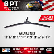 GPT Super Silicone Front Wiper Blades - Universal Type