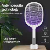 CiCi MART Mosquito Swatter Killer Racket with Trap Lamp