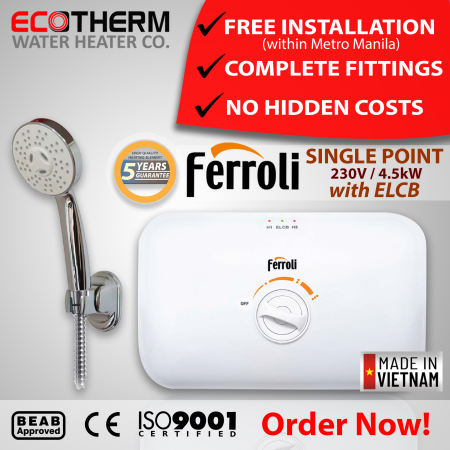 Ferroli Rita Ecotherm Shower Heater