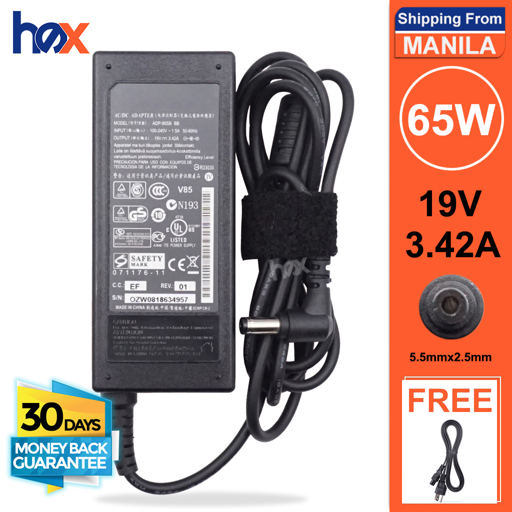 19V 3.42A 65W AC DC OEM Desktop Power Adapter Charger for HP