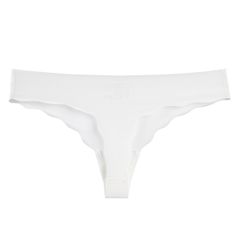 New Ice Silk Thong Sexy Panties Seamless G String Underwear Women