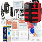 250PCS Survival First Aid Kit for Camping and Travel