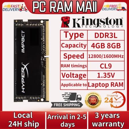 Kingston HyperX DDR3L RAM 8GB 1600MHz Laptop Memory