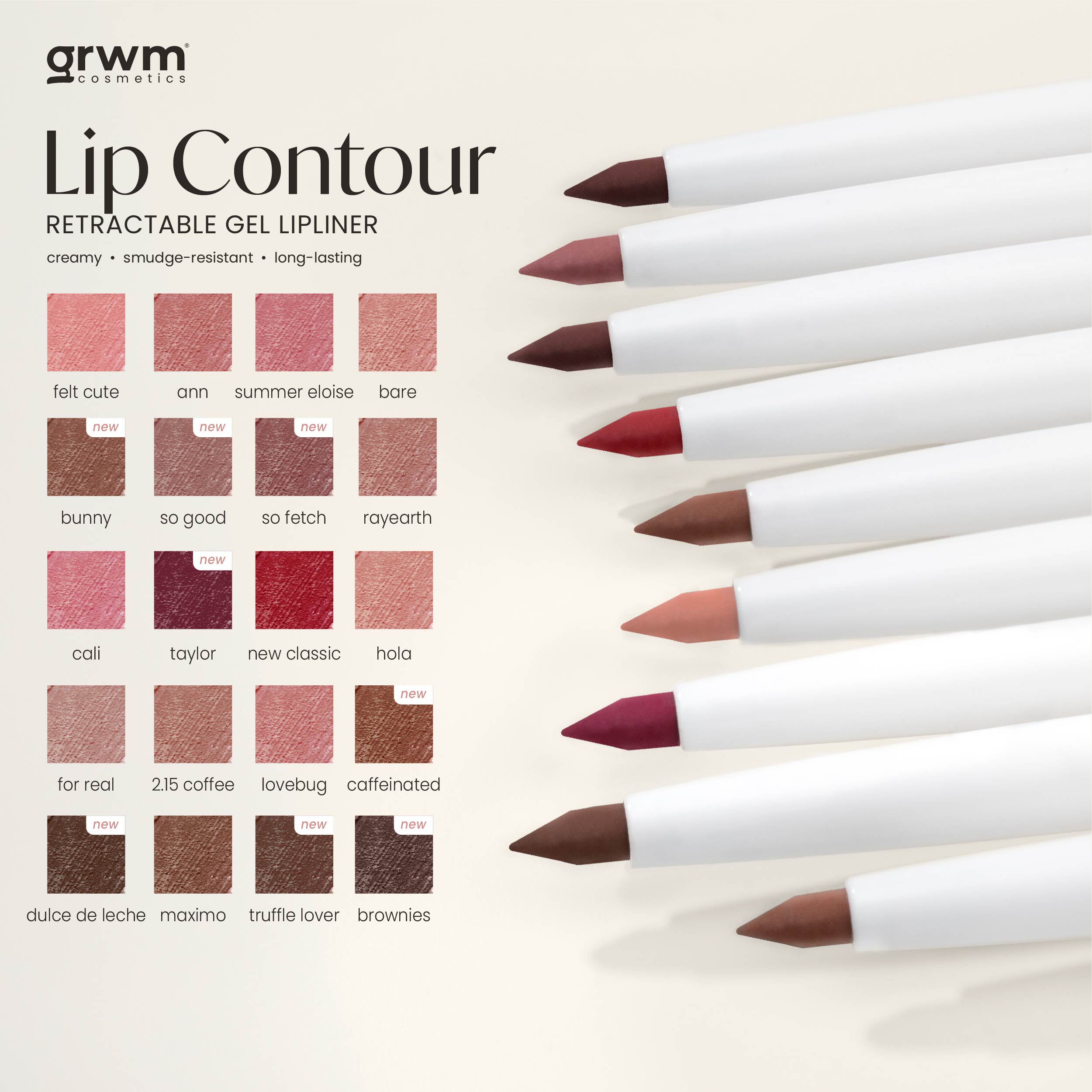 Discount on GRWM Cosmetics  shoes - SKU: GRWM Cosmetics Lip Contour - Retractable Gel Lip Liner