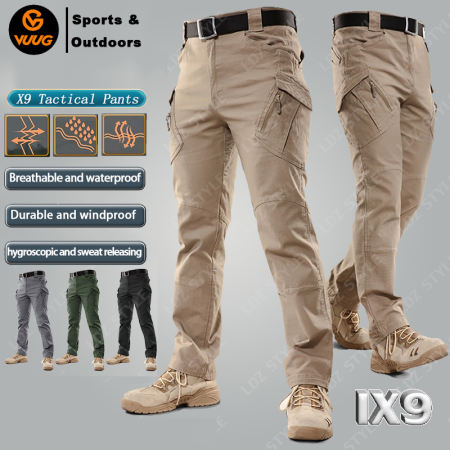VUUG X9 Tactical Pants - Waterproof, Durable, Multi-Pocket Military